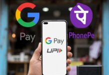 UPI Payments Are Free—Here’s How Google Pay and PhonePe Still Make Billions UPI digital payments on smartphone showing Google Pay and PhonePe apps in India