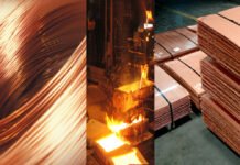 Hindustan Copper Soars Amid Global Copper Price Surge, Market Cap Hits Record Hindustan Copper Limited stock performance chart with copper bars in the background