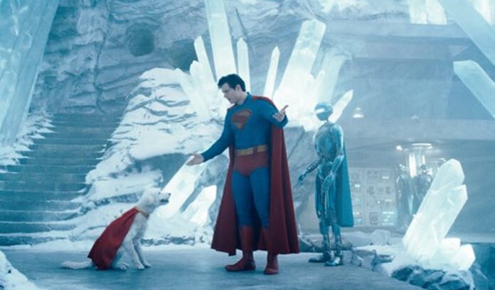 Hollywood December 2025 Blockbusters Featuring Superman and Wicked: For Good David Corenswet as Superman and Ariana Grande in Wicked: For Good promotional posters