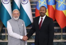 India and Ethiopia Elevate Ties to Strategic Partnership After PM Modi–Abiy Ahmed Talks Prime Minister Narendra Modi with Ethiopian Prime Minister Abiy Ahmed in Addis Ababa