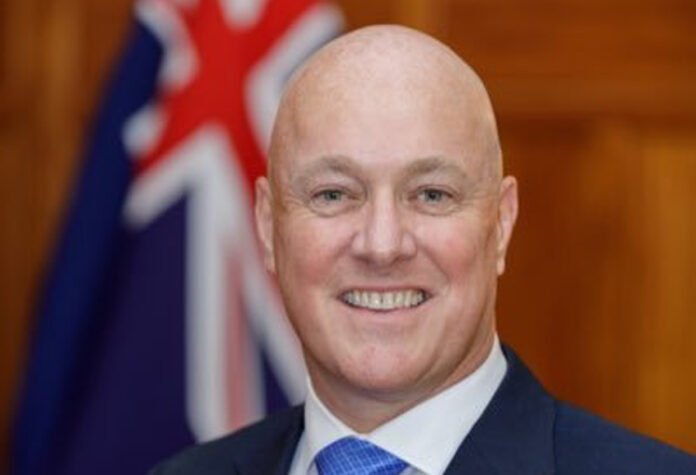 New Zealand Prime Minister Christopher Luxon speaking on India New Zealand free trade agreement