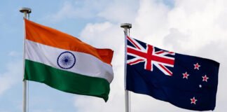 GTRI Calls for Doubling India–New Zealand Trade in Five Years Through Tariff Cuts and Deeper Cooperation India and New Zealand flags symbolizing bilateral trade cooperation