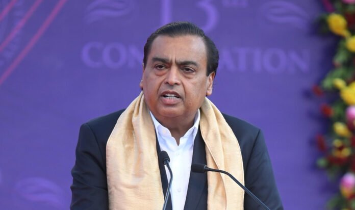 Mukesh Ambani speaking at book launch event in Mumbai on clean energy future