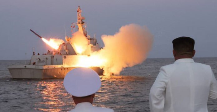 Kim Jong Un observes North Korea cruise missile launch over Yellow Sea, strategic military drill