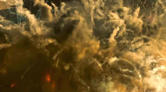 US Air Force F-15E Strike Eagle loaded with munitions during Operation Hawkeye Strike against ISIS in Syria