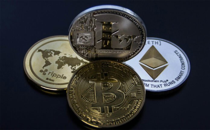 Bitcoin price chart showing a sharp decline amid global crypto market volatility in 2025.