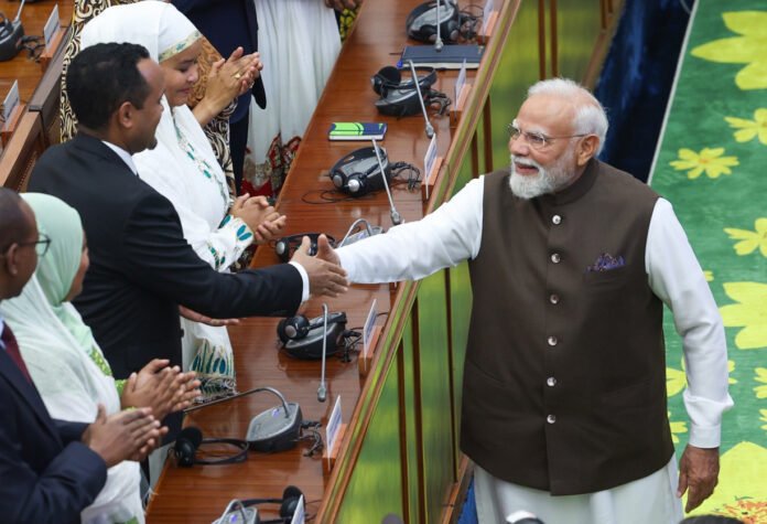 PM Modi addresses Ethiopian Parliament after paying tribute at Adwa Victory Memorial