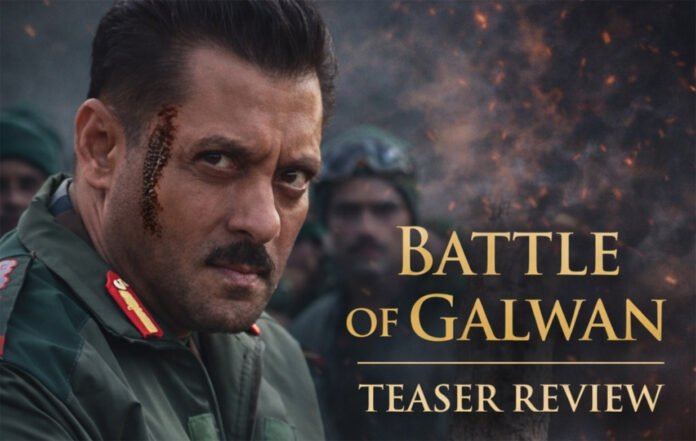 Salman Khan as Colonel Santosh Babu in Battle of Galwan teaser set in Ladakh