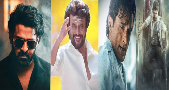 South Indian superstars Prabhas, Thalapathy Vijay, Rajinikanth facing Bollywood villains in upcoming films