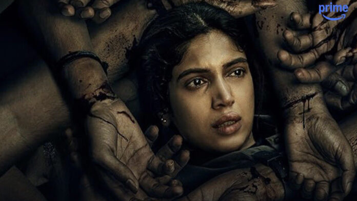 Bhumi Pednekar as DCP Rita Ferreira in Daldal web series review scene