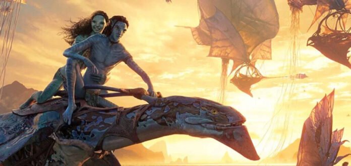 Avatar: Fire and Ash global box office burst chart showing earnings milestones