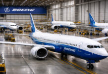 Boeing Returns to Profit With $1.8 Billion Quarterly Gain as Aircraft Deliveries Surge Boeing aircraft on production line as company reports profit rebound