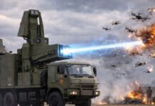 China’s Hurricane 3000 Microwave Weapon Can Neutralize Drone Swarms at Over 3km Range China's Norinco Hurricane 3000 truck-mounted high-power microwave anti-drone weapon system with raised antenna array