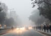 Cold Wave Tightens Grip on Delhi-NCR as IMD Issues Yellow and Orange Alerts Dense fog and cold wave conditions in Delhi-NCR on a winter morning