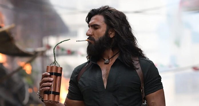 Ranveer Singh in a powerful scene from blockbuster film Dhurandhar