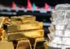 Gold Crosses ₹1.4 Lakh, Silver Rallies on Venezuela Crisis and Rising Global Geopolitical Tensions Gold and silver bars displayed at an Indian bullion market amid rising prices