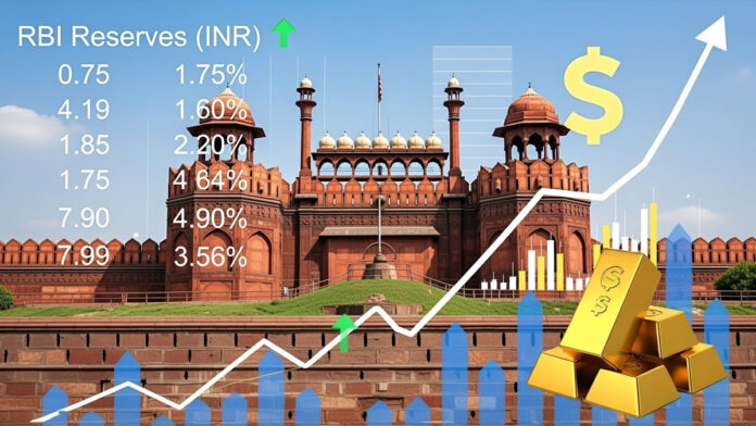 RBI reports rise in India’s forex reserves driven by increase in gold holdings