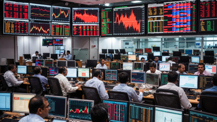 Indian stock market ends lower with Sensex and Nifty in red