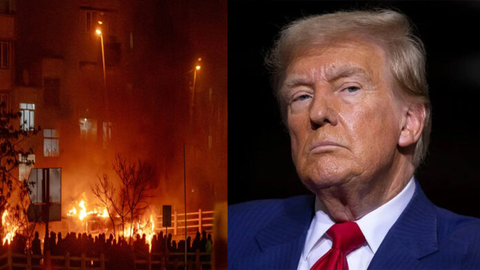 Iran protests intensify as Trump warns of military options and tensions rise with US