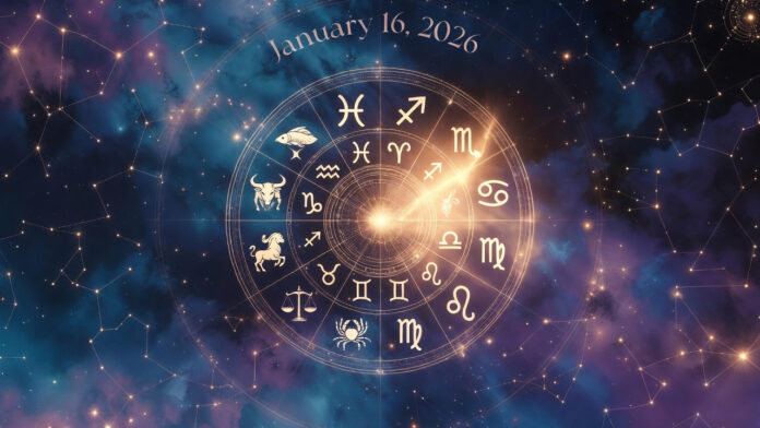Daily Horoscope for January 16, 2026 with zodiac predictions and Kalanidhi Yoga astrology insights