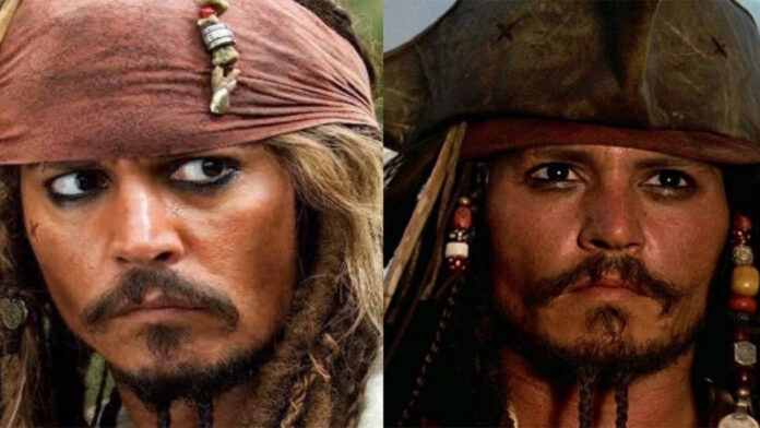 Johnny Depp as Captain Jack Sparrow amid reports of Pirates reboot cameo