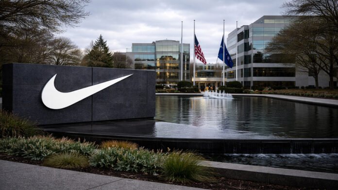 Nike headquarters in Beaverton as company announces layoffs