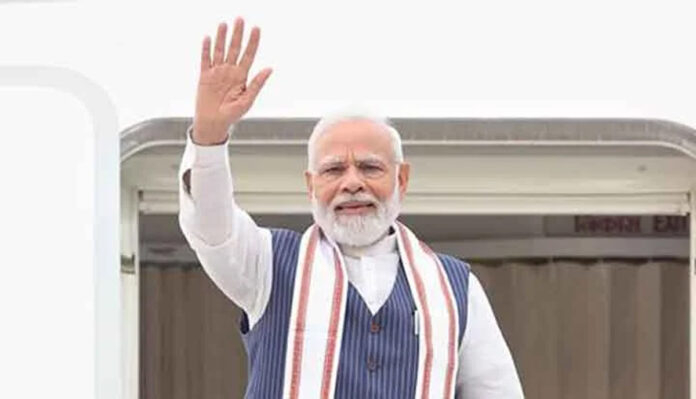 PM Modi arrives in Assam to launch Amrit Bharat trains and lay Kaziranga corridor foundation