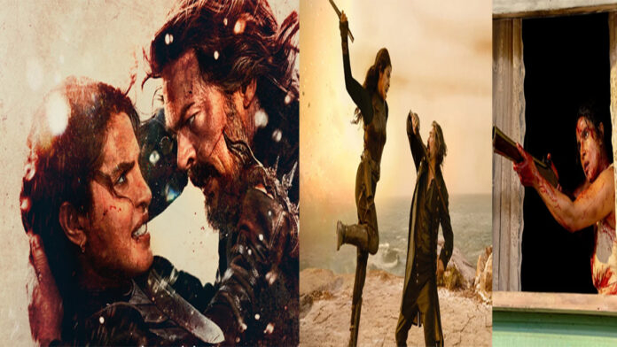 Priyanka Chopra as the fierce ex-pirate Bloody Mary in The Bluff trailer with battle scars and weapons