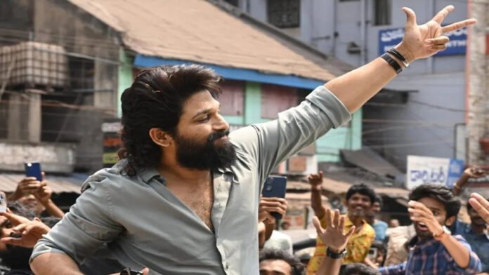 Allu Arjun as Pushpa Raj in Pushpa 3 The Rampage concept poster