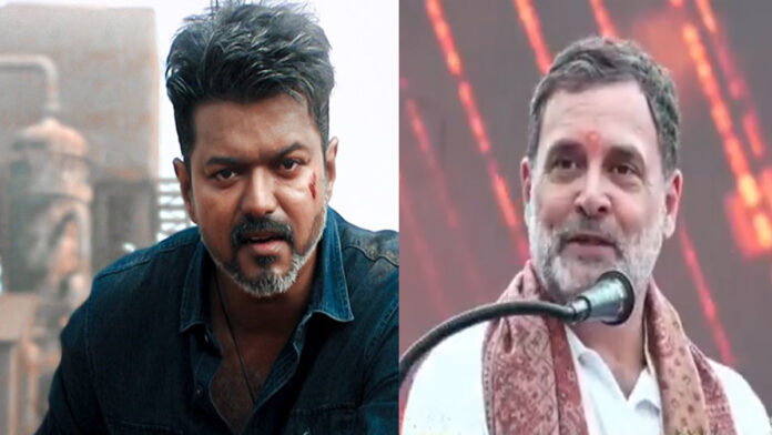 Rahul Gandhi speaking about Thalapathy Vijay’s film Jana Nayagan amid certification controversy