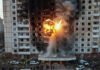 Russian Drone and Missile Strikes Hit Kyiv Apartments, Kill 4; Lviv Targeted With Oreshnik Missile Damaged apartment buildings in Kyiv after Russian missile and drone strikes