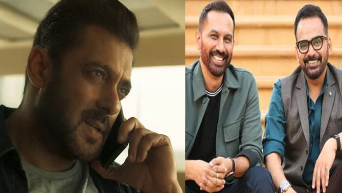 Salman Khan with directors Raj and DK during a project discussion