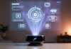 CES 2026: Samsung Launches AI-Powered Freestyle+ Projector That Turns Walls and Ceilings Into Screens Samsung Freestyle+ AI projector projecting video on a ceiling at CES 2026