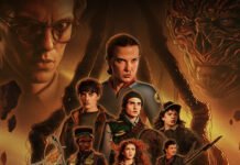 Stranger Things Finale Scores $25M in Limited Theatrical Run as Netflix Tests Hybrid Event Strategy Stranger Things series finale theatrical screening poster displayed inside a movie theater lobby