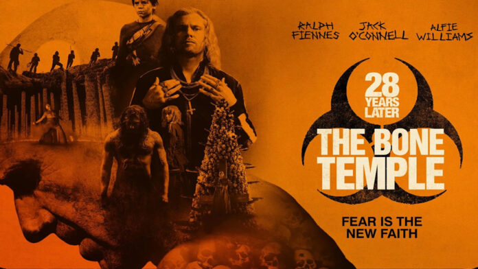 Ralph Fiennes and Jack O’Connell in The Bone Temple from the 28 Years Later franchise
