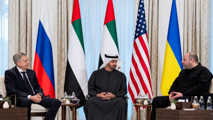 Ukraine Russia peace talks in UAE amid missile attacks and power outages
