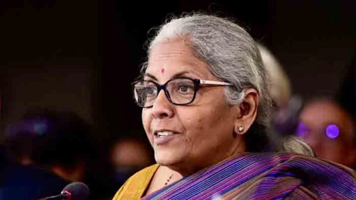 Finance Minister Nirmala Sitharaman presenting Union Budget in Lok Sabha, Indian Parliament
