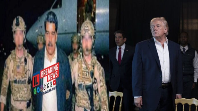 US military forces securing Venezuelan President Maduro after capture during Caracas operation