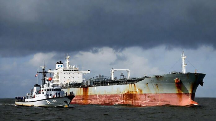 us-seizes-venezuelan-oil-ta US military forces securing an oil tanker linked to Venezuela amid rising international tensions