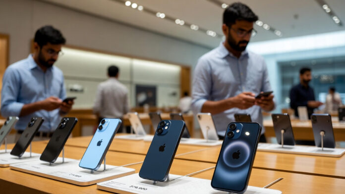 Apple iPhone 16 drives record premium smartphone market share in India