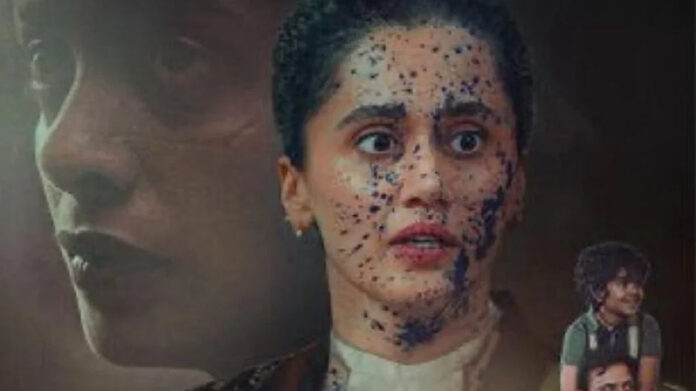 Taapsee Pannu in courtroom scene from Assi film