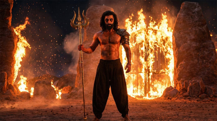 Brahmāstra film visual featuring fantasy elements and director Ayan Mukerji working on high-budget sequel production.