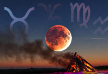 Chandra Grahan 2026: March 3 Lunar Eclipse to Coincide With Holi, Astrologers Warn of Challenges for Taurus, Virgo, Aquarius Total lunar eclipse on March 3, 2026 during Holi with zodiac symbols Taurus, Virgo, and Aquarius