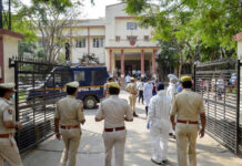 Delhi School Bomb Threat: Army Public School, Air Force Bal Bharati Evacuated After Email Warning Delhi police and bomb squad outside school after bomb threat email
