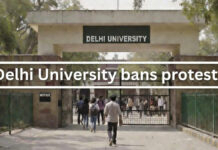Delhi University Bans Protests for One Month; Students, Faculty Push Back Against Order Delhi University campus entrance as administration announces protest ban