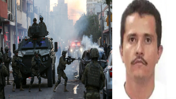 Mexican military forces during operation against El Mencho in Jalisco after cartel leader killed