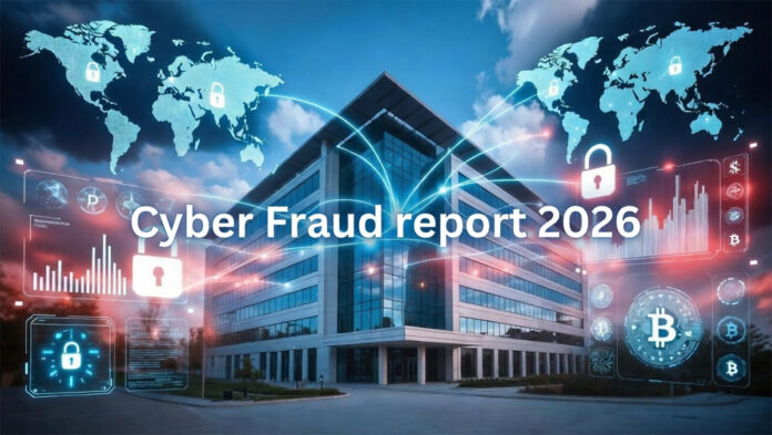 FATF headquarters building with digital cyber security graphics overlay representing global cyber fraud and money laundering risks