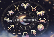 Horoscope Today, Feb 15, 2026: Mahashivratri Brings Powerful Yogas — See Predictions for All 12 Zodiac Signs A glowing zodiac wheel with constellations and planetary symbols, symbolizing daily horoscope predictions.
