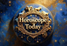Horoscope Today: Moon Transit in Aquarius May Boost Income & Luck for Many Signs — Full Zodiac Forecast Zodiac wheel illustration representing daily horoscope predictions for February 18, 2026