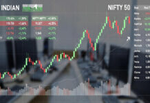Foreign Investors Pump ₹19,675 Crore Into Indian Stocks After Trade Deal Optimism Stock market data screen showing Indian market indices and trading activity